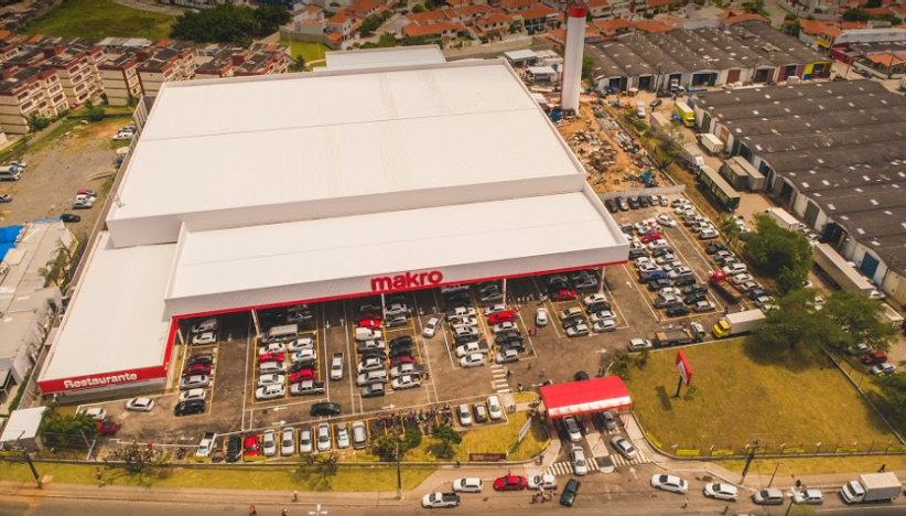 foto aerea do atacadista makro em aracaju
