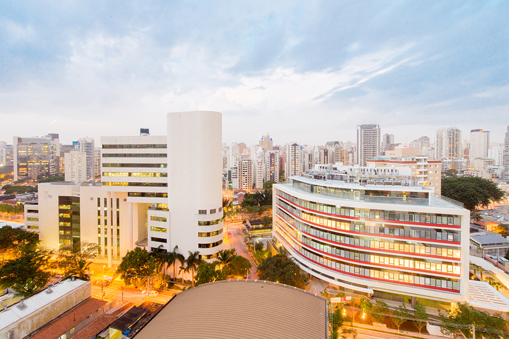 prédio da escola insper vista de cima